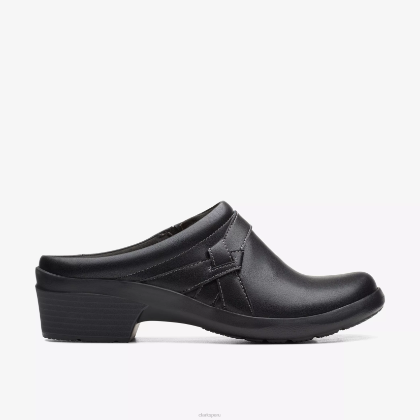 HZVP592 angie niebla cuero negro Clarks