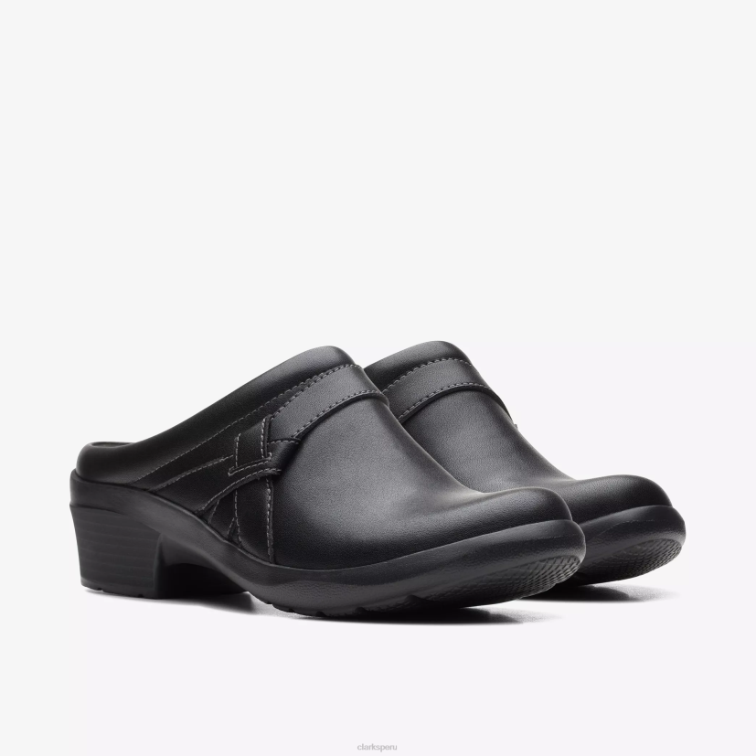 HZVP592 angie niebla cuero negro Clarks