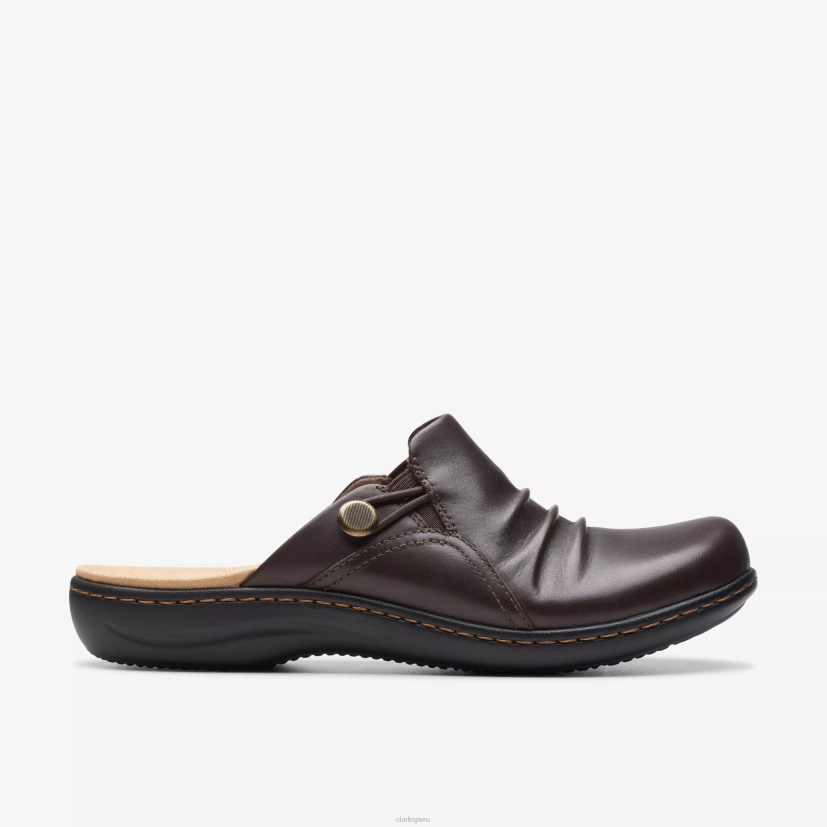 HZVP594 bahía de laurieanne cuero marrón oscuro Clarks