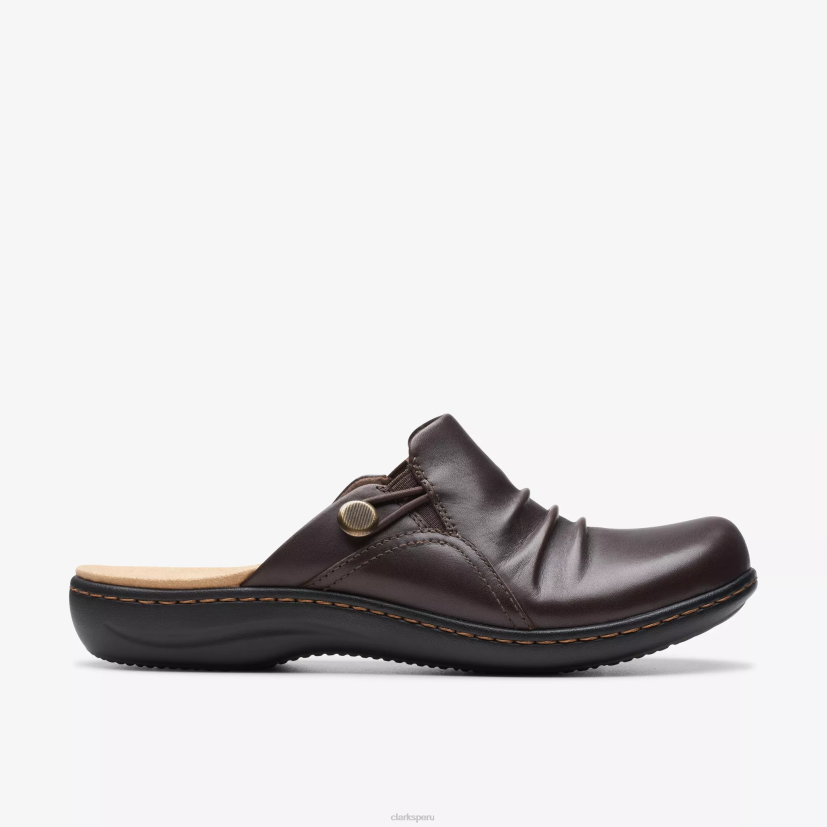 HZVP594 bahía de laurieanne cuero marrón oscuro Clarks