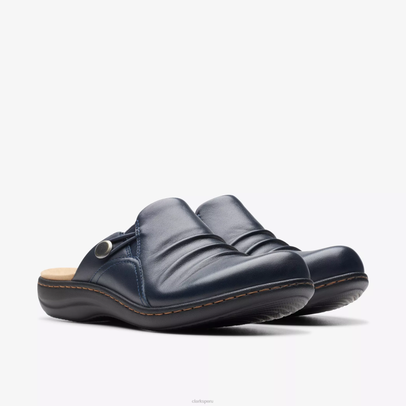 HZVP596 bahía de laurieanne cuero azul marino Clarks