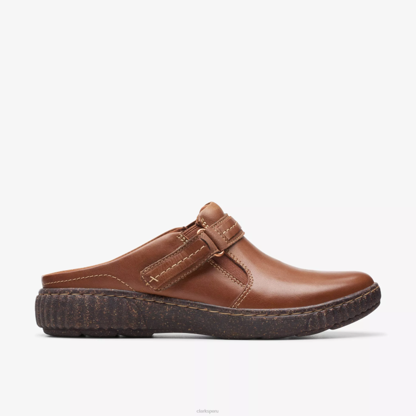HZVP597 carolina mayo cuero bronceado oscuro Clarks