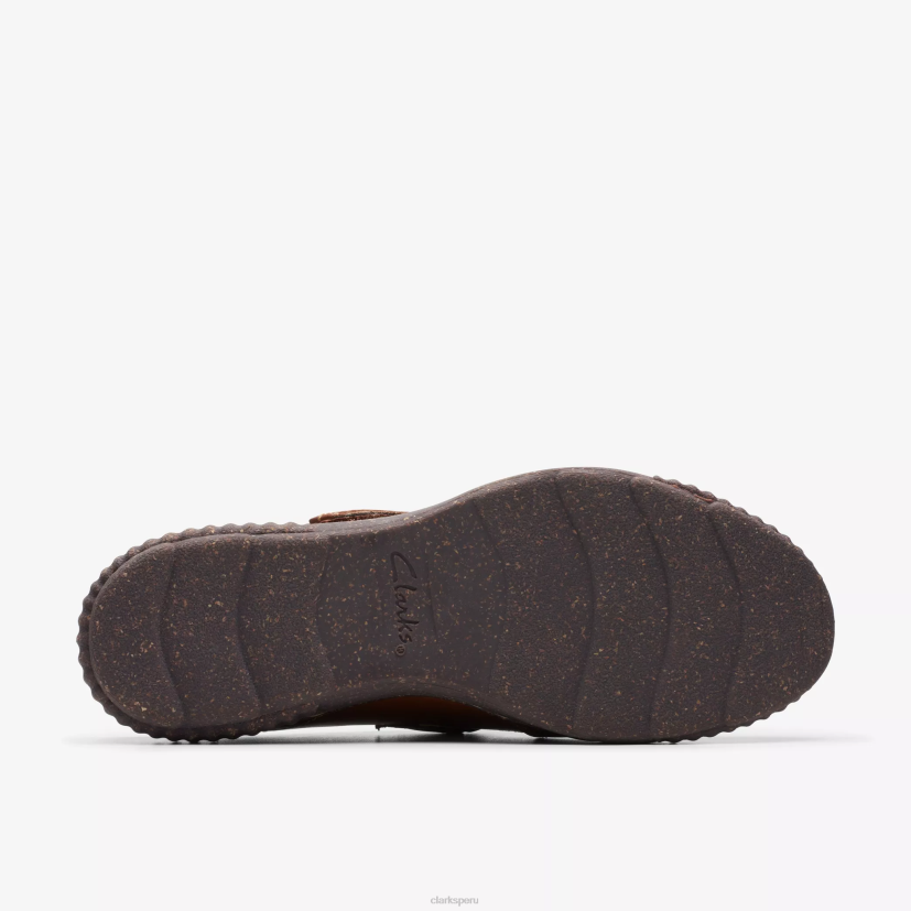 HZVP597 carolina mayo cuero bronceado oscuro Clarks