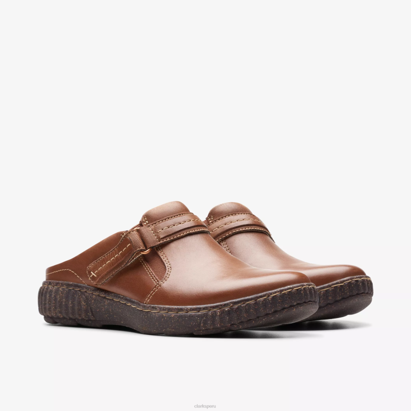 HZVP597 carolina mayo cuero bronceado oscuro Clarks