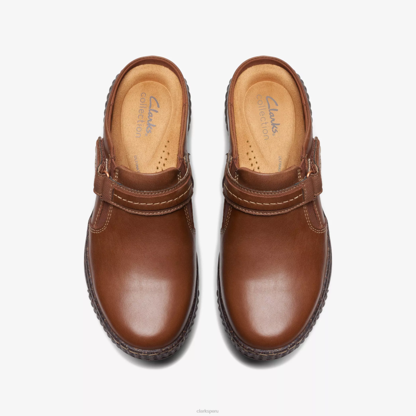 HZVP597 carolina mayo cuero bronceado oscuro Clarks