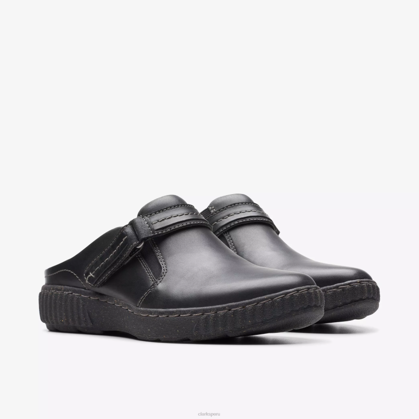 HZVP598 carolina mayo cuero negro Clarks
