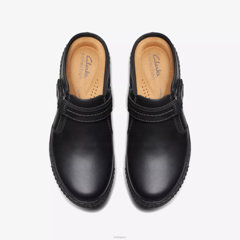 HZVP598 carolina mayo cuero negro Clarks