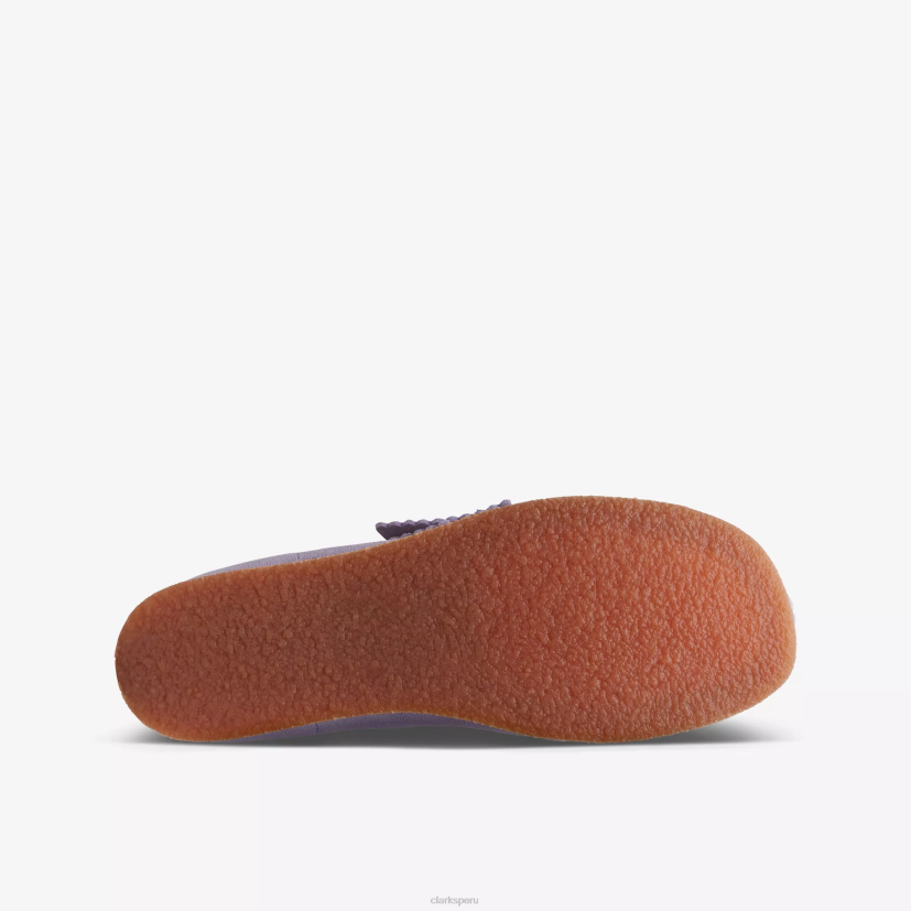 HZVP976 bota wallabee mayor gamuza lila Clarks