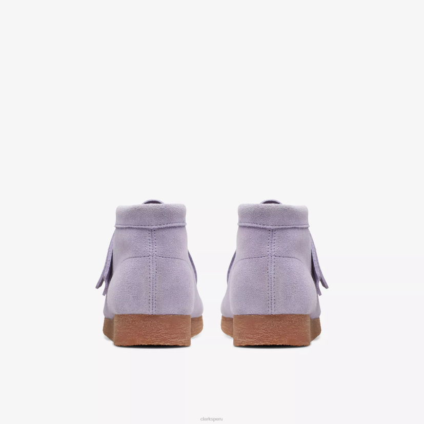 HZVP976 bota wallabee mayor gamuza lila Clarks