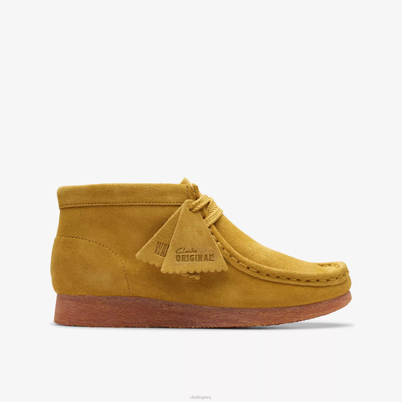 HZVP980 bota wallabee mayor oliva oscuro Clarks