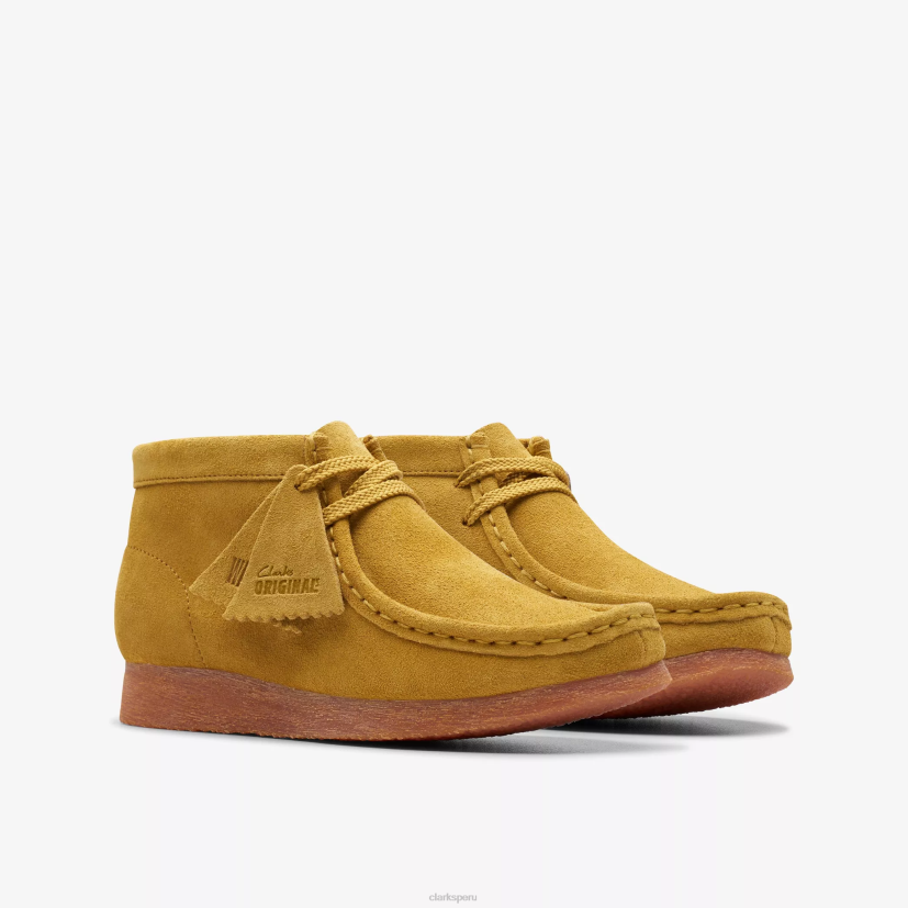 HZVP980 bota wallabee mayor oliva oscuro Clarks