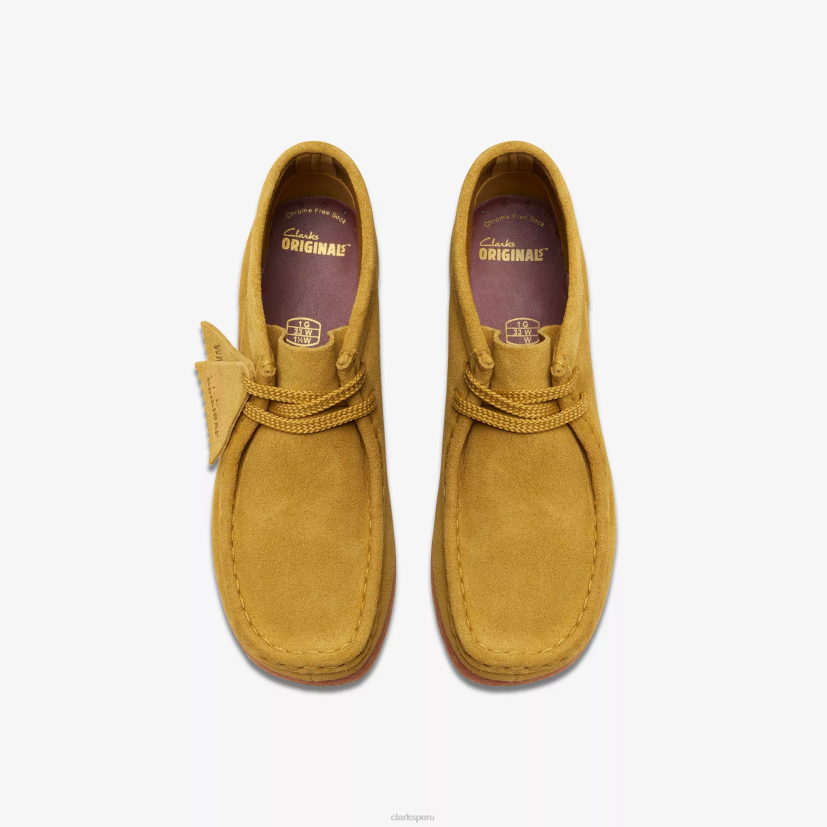 HZVP980 bota wallabee mayor oliva oscuro Clarks