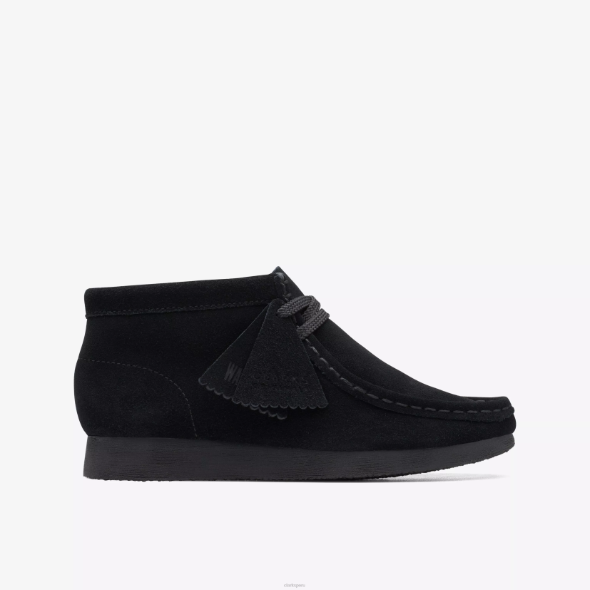 HZVP982 bota wallabee mayor ante negro Clarks