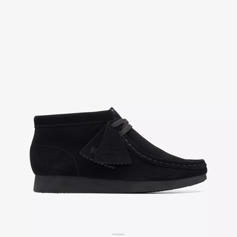 HZVP982 bota wallabee mayor ante negro Clarks