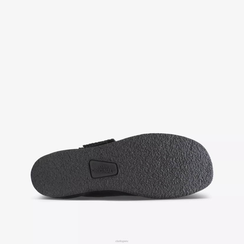 HZVP982 bota wallabee mayor ante negro Clarks