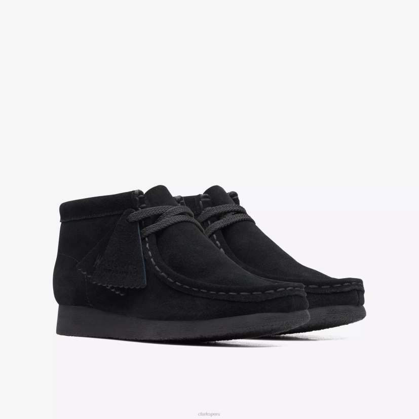 HZVP982 bota wallabee mayor ante negro Clarks