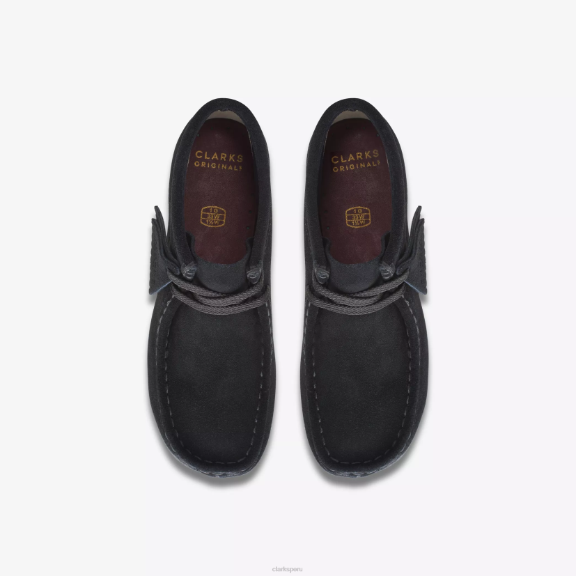 HZVP982 bota wallabee mayor ante negro Clarks