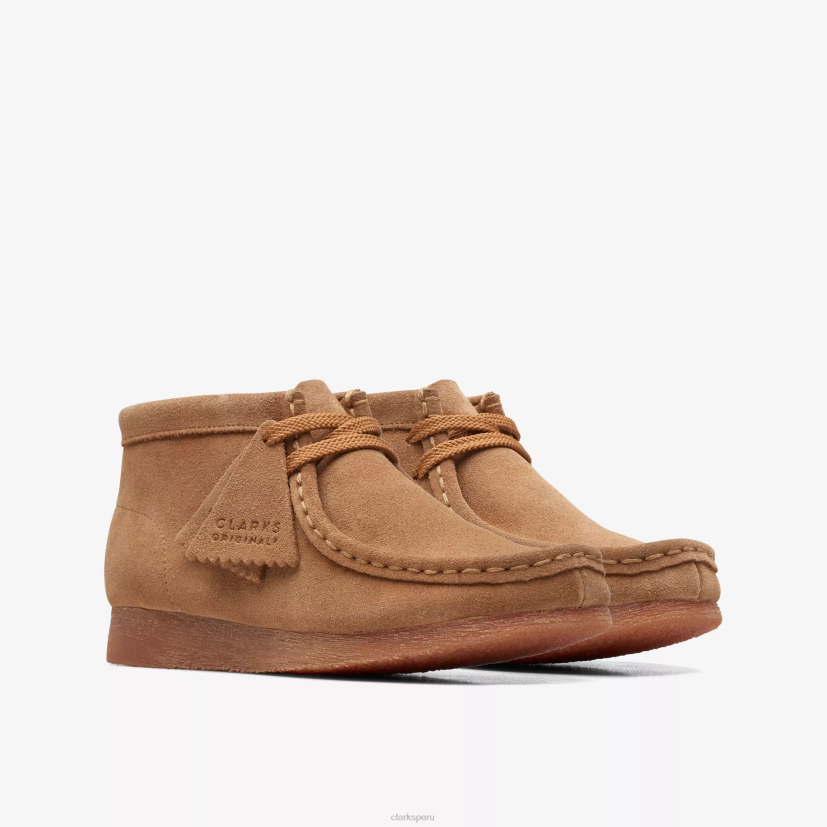 HZVP983 bota wallabee mayor gamuza de trigo Clarks