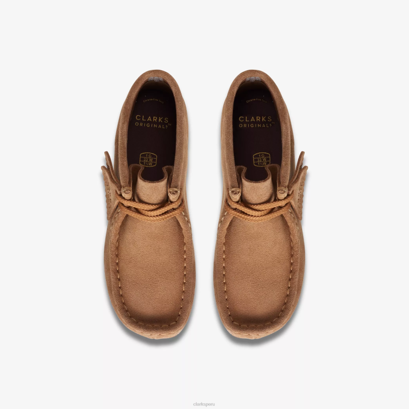 HZVP983 bota wallabee mayor gamuza de trigo Clarks