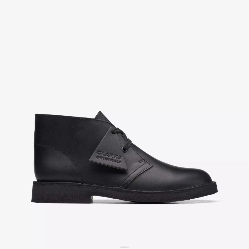 HZVP986 bota desierto mayor cuero negro Clarks