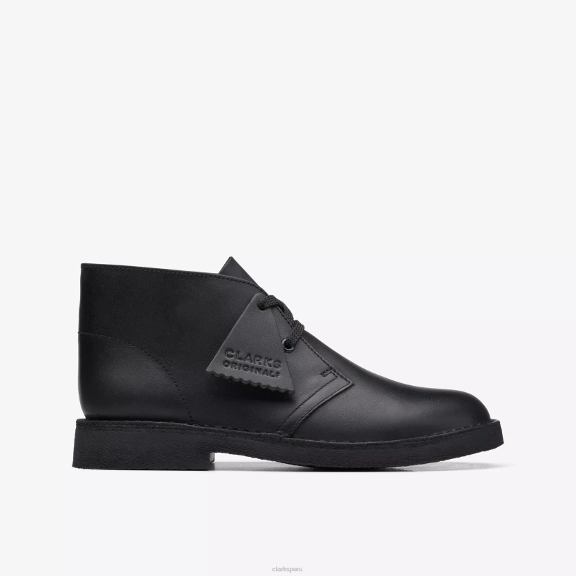 HZVP986 bota desierto mayor cuero negro Clarks