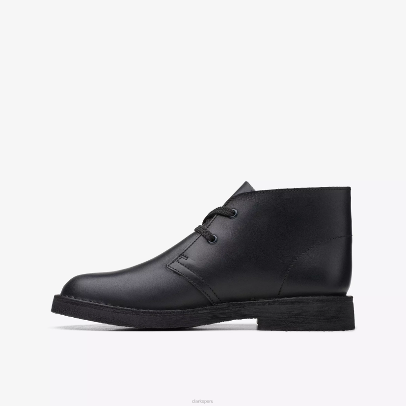 HZVP986 bota desierto mayor cuero negro Clarks