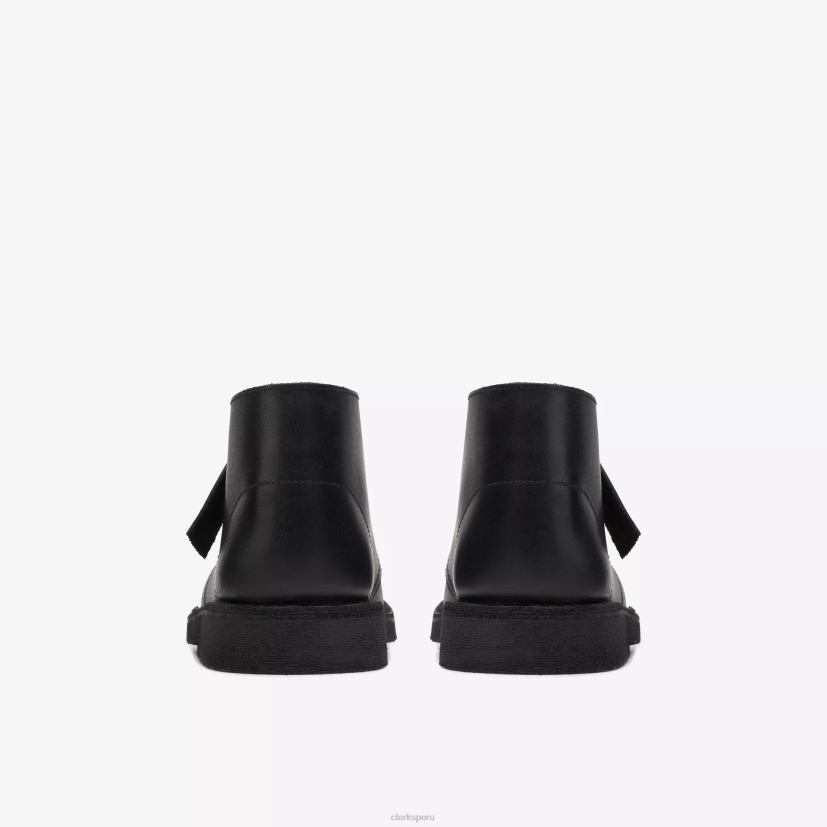 HZVP986 bota desierto mayor cuero negro Clarks