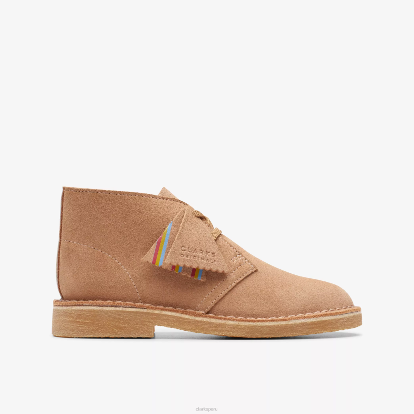 HZVP987 bota desierto mayor ante beige cálido Clarks