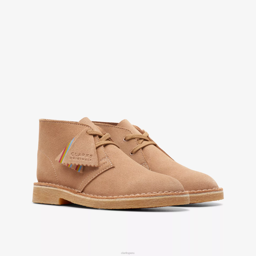 HZVP987 bota desierto mayor ante beige cálido Clarks