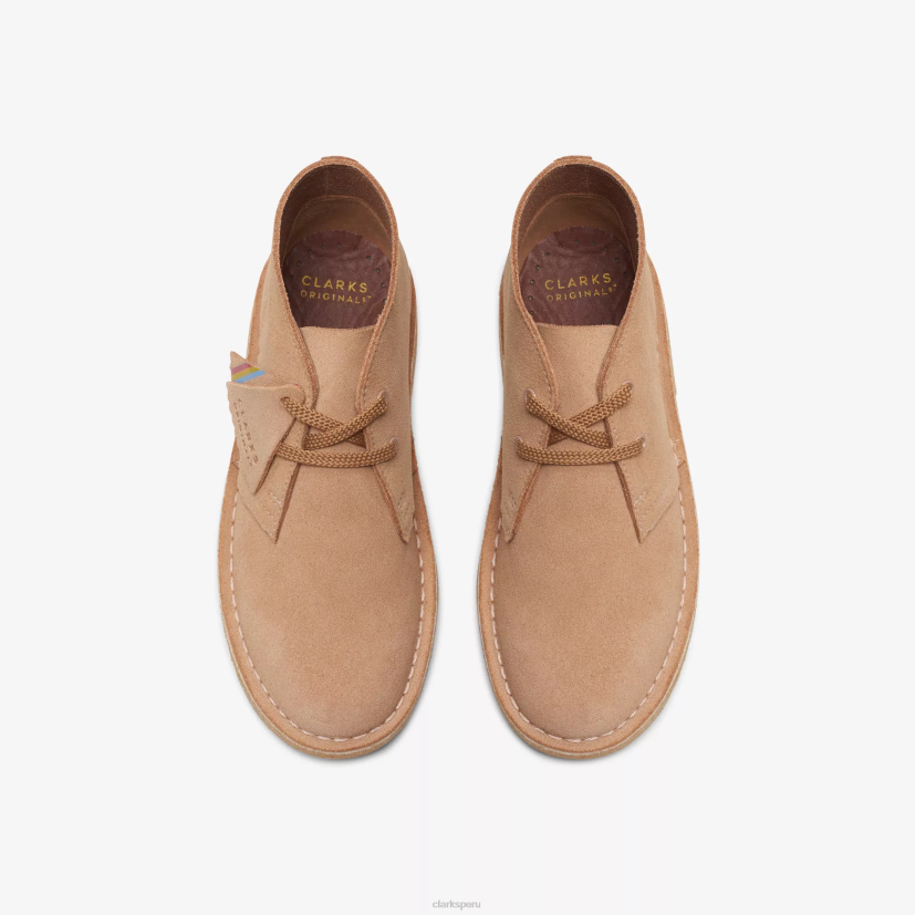 HZVP987 bota desierto mayor ante beige cálido Clarks