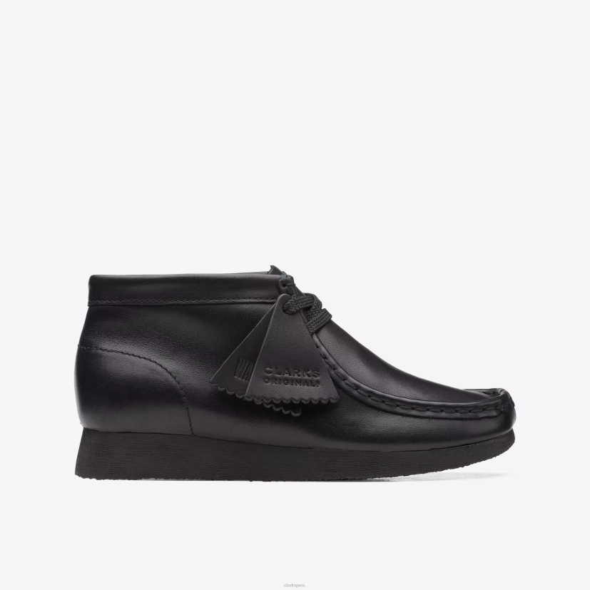 HZVP988 bota wallabee mayor cuero negro Clarks