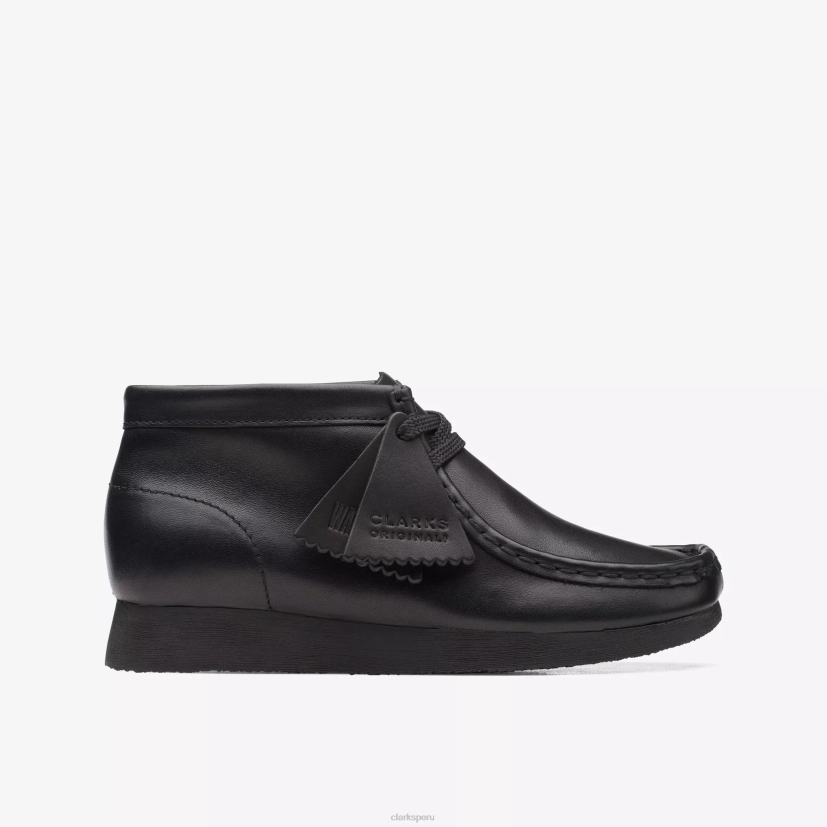 HZVP988 bota wallabee mayor cuero negro Clarks