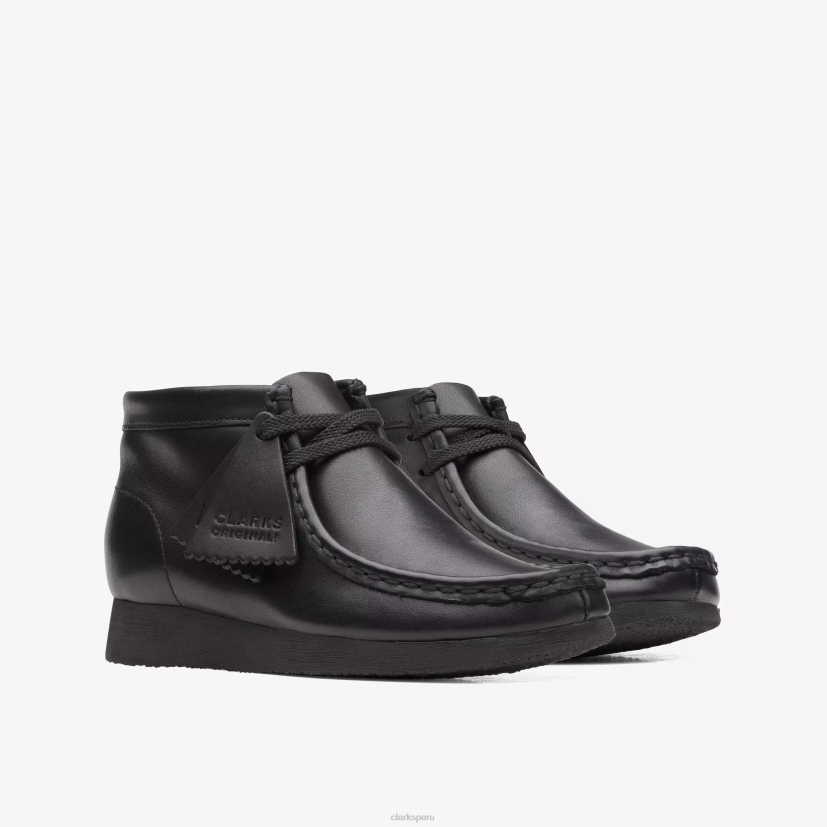 HZVP988 bota wallabee mayor cuero negro Clarks