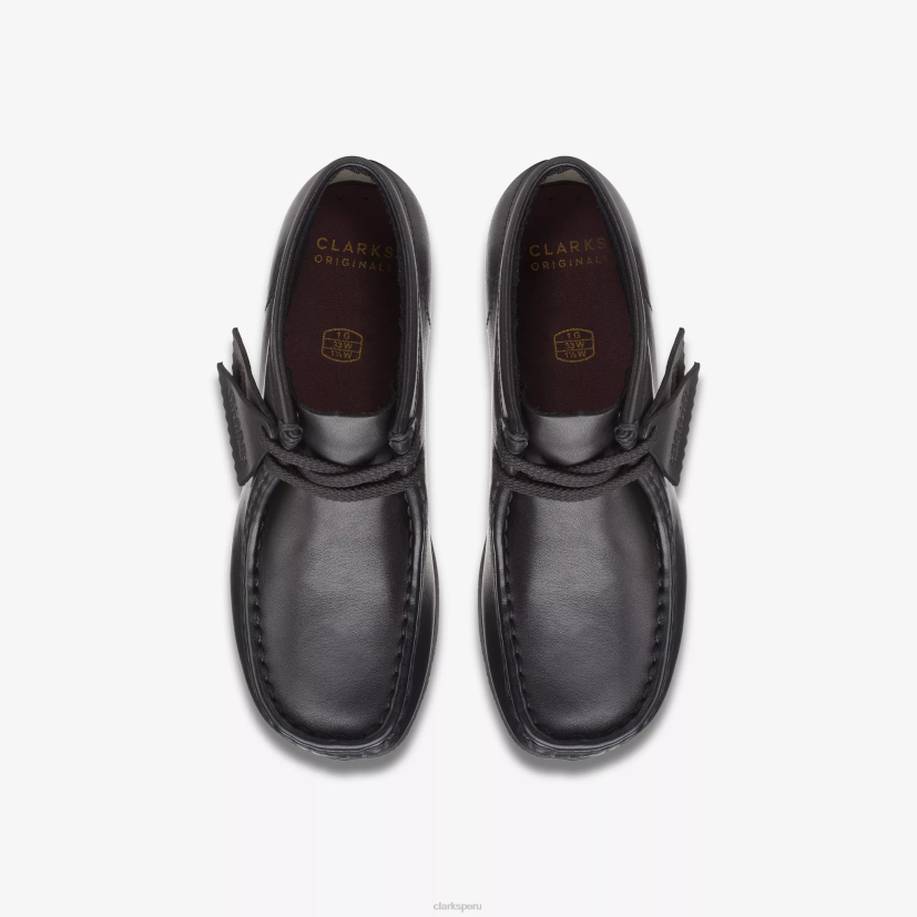 HZVP988 bota wallabee mayor cuero negro Clarks
