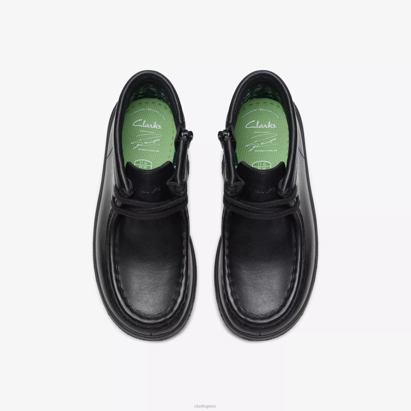 HZVP990 gol wally niño cuero negro Clarks