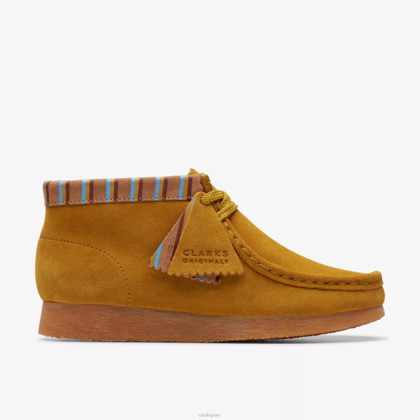 HZVP991 bota wallabee mayor mostaza Clarks
