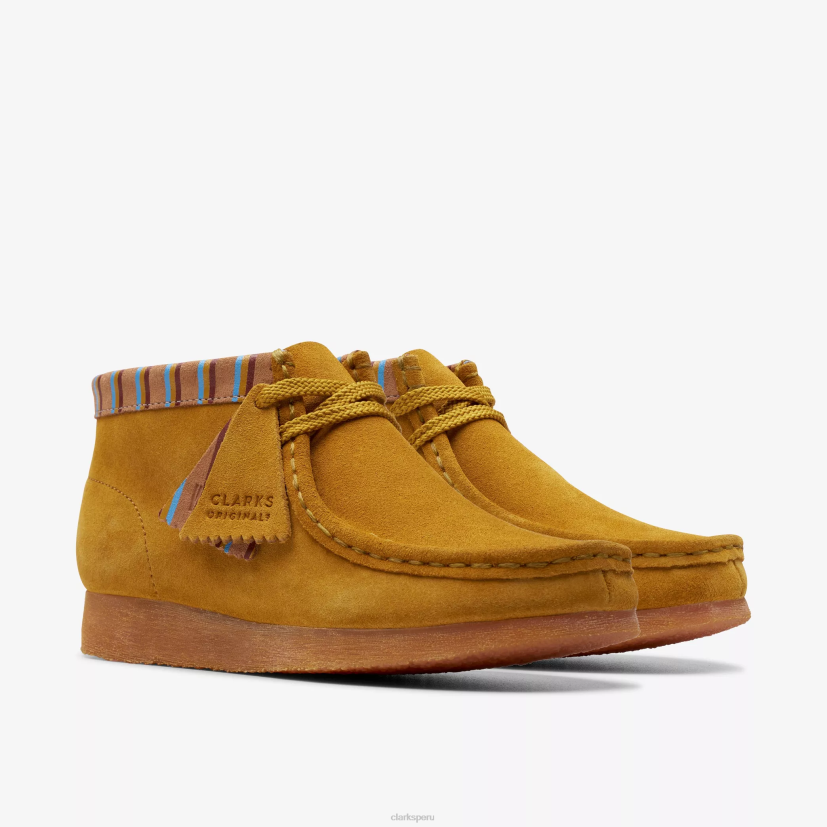 HZVP991 bota wallabee mayor mostaza Clarks