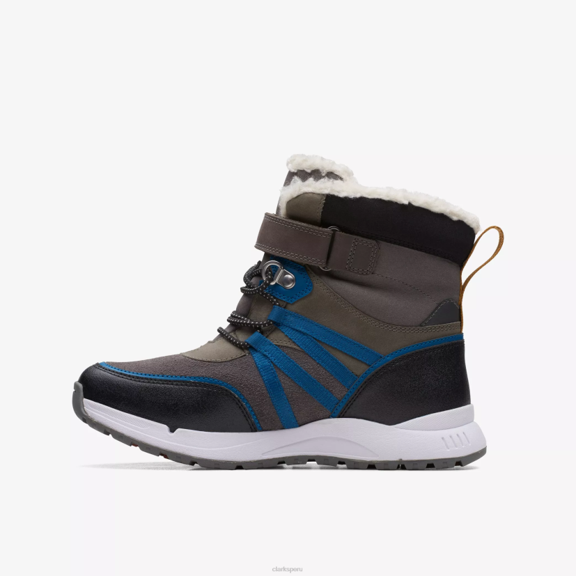HZVP997 cachorro en llamas mayor azul marino impermeable Clarks