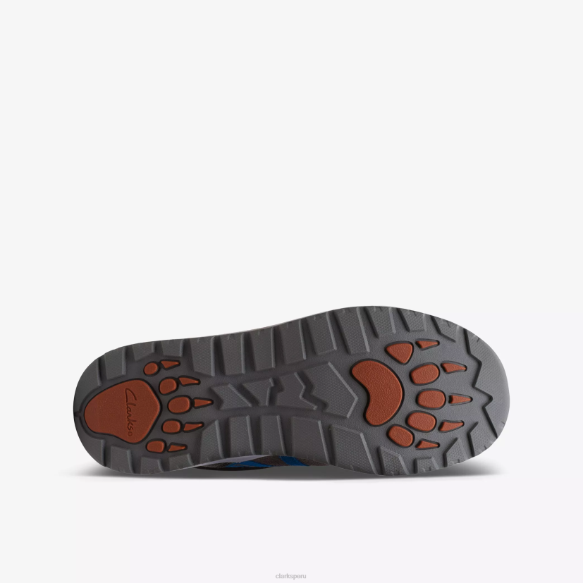 HZVP997 cachorro en llamas mayor azul marino impermeable Clarks