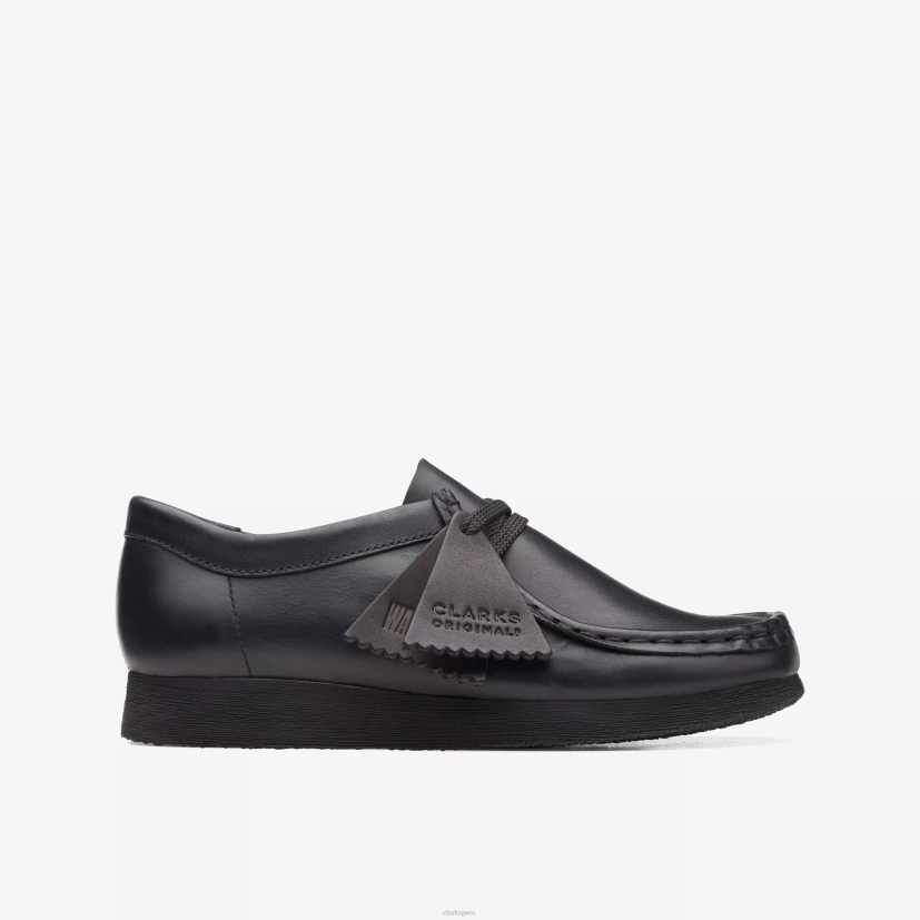 HZVP1010 wallabee mayor cuero negro Clarks