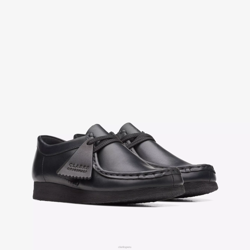 HZVP1010 wallabee mayor cuero negro Clarks