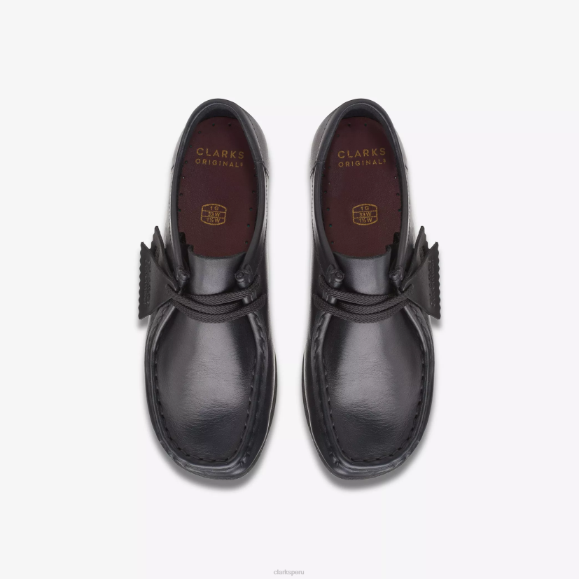 HZVP1010 wallabee mayor cuero negro Clarks