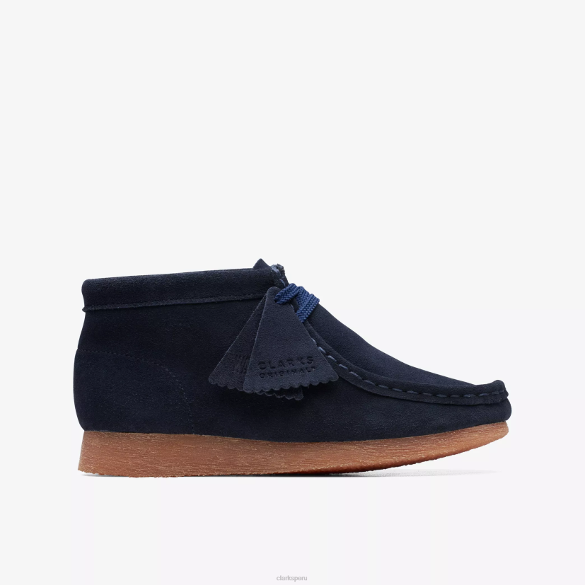 HZVP1012 bota wallabee mayor gamuza azul marino Clarks