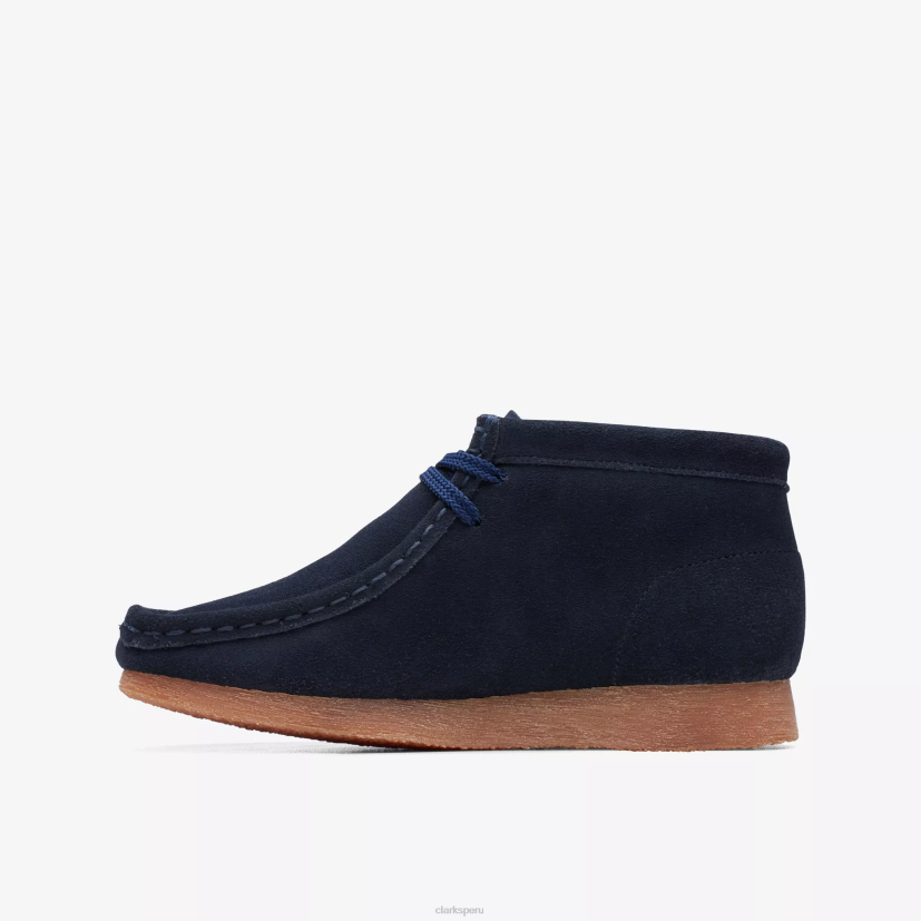 HZVP1012 bota wallabee mayor gamuza azul marino Clarks