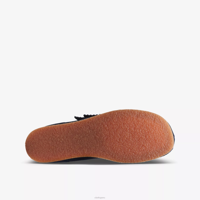HZVP1012 bota wallabee mayor gamuza azul marino Clarks