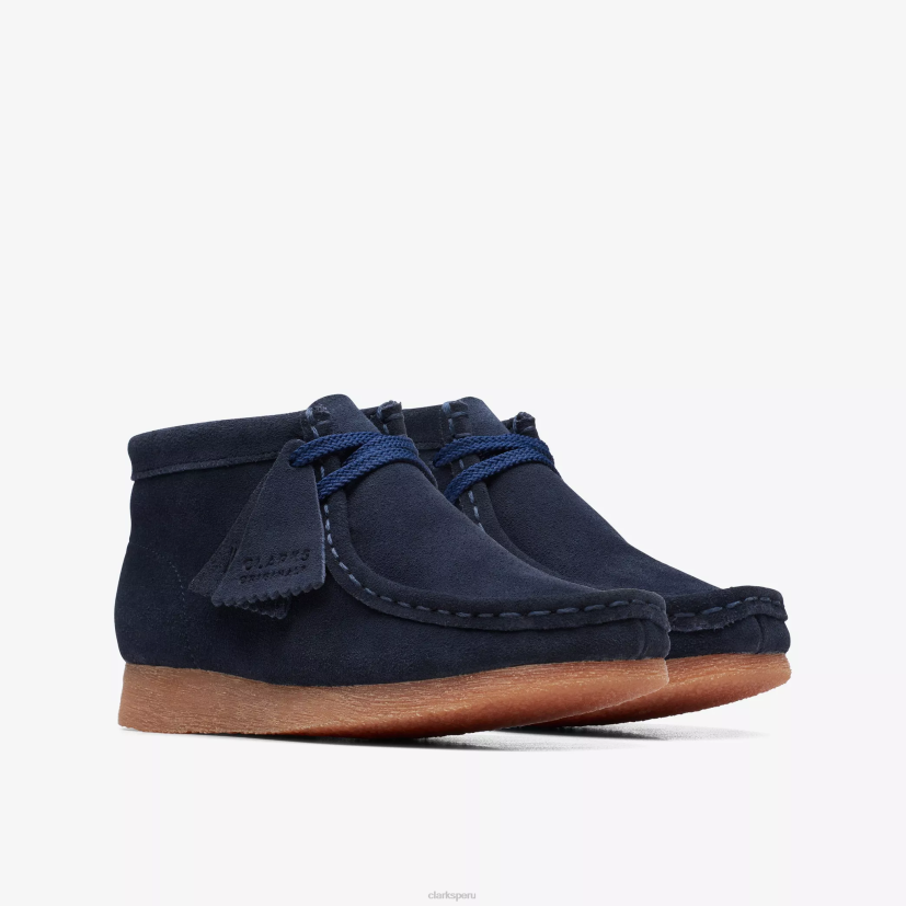 HZVP1012 bota wallabee mayor gamuza azul marino Clarks