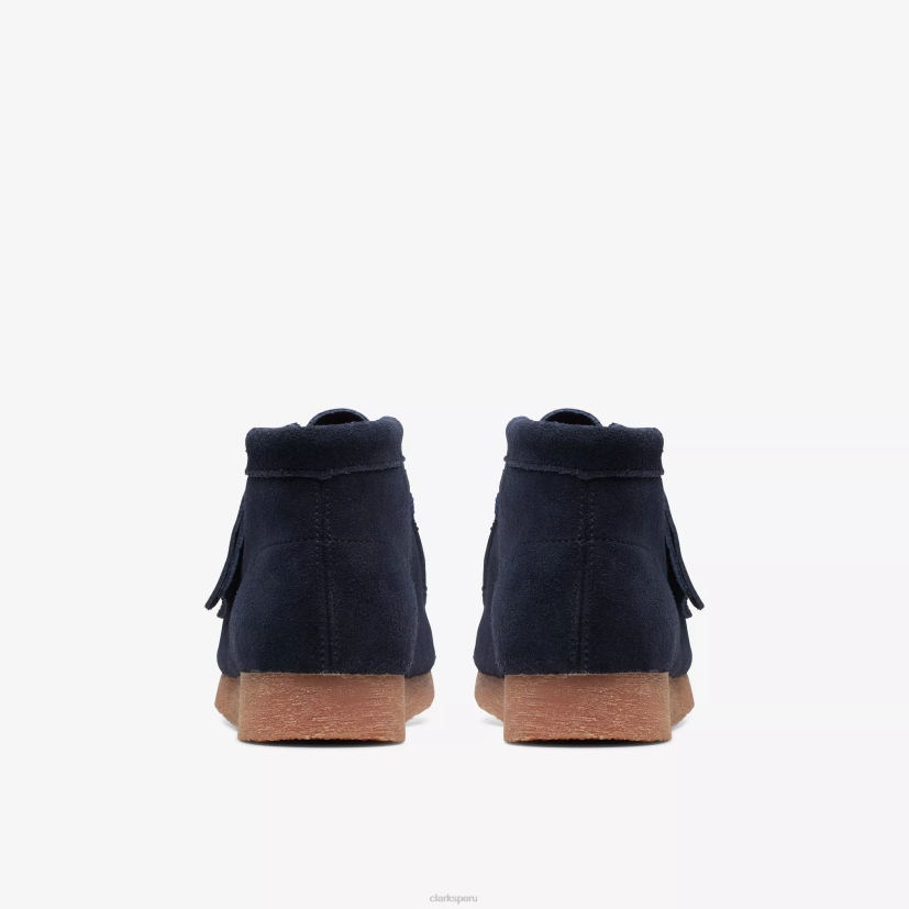 HZVP1012 bota wallabee mayor gamuza azul marino Clarks
