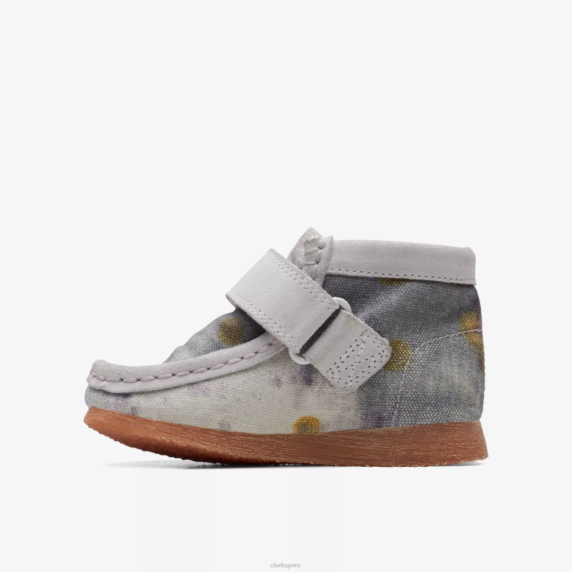 HZVP1013 bota wallabee niño textil teñido anudado Clarks