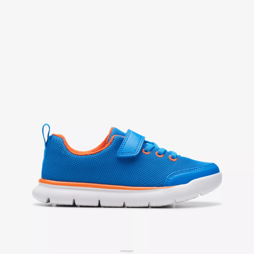 HZVP1000 niño corriendo aro azul sintético Clarks