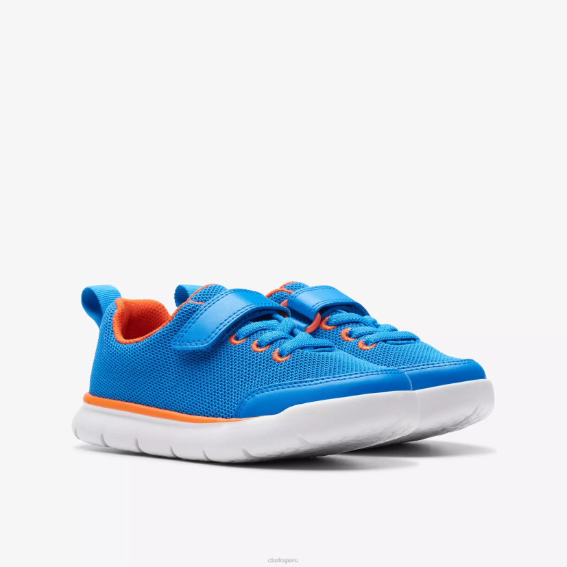 HZVP1000 niño corriendo aro azul sintético Clarks